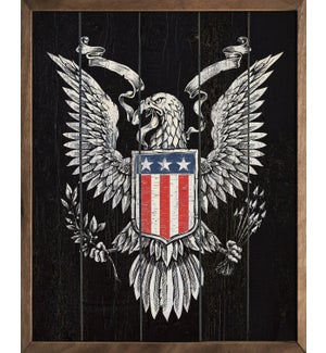American Eagle Crest Black